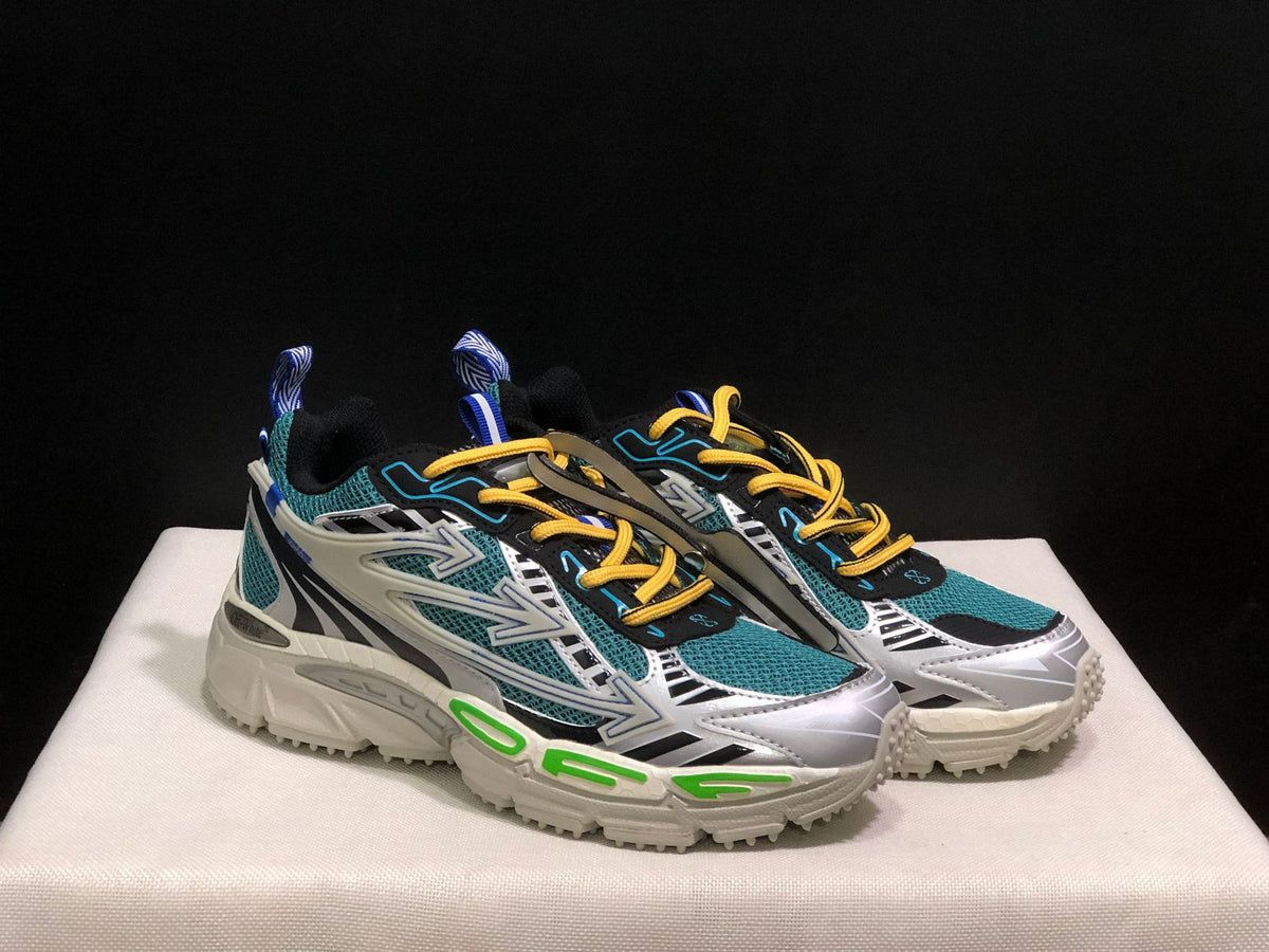 2026 New Model Height-Increasing Dad-Style Hiking Thick-Soled Casual Sneakers in Brown, Green, and Yellow with Three Arrow Design Trendy Shoes