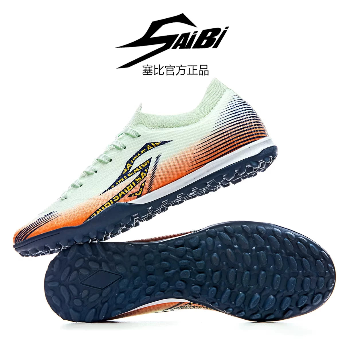 Saibi Ag Long Spike Professional Sports Soccer Shoes Versatile Non-Slip Women's and Men's Special Training and Competition Shoes