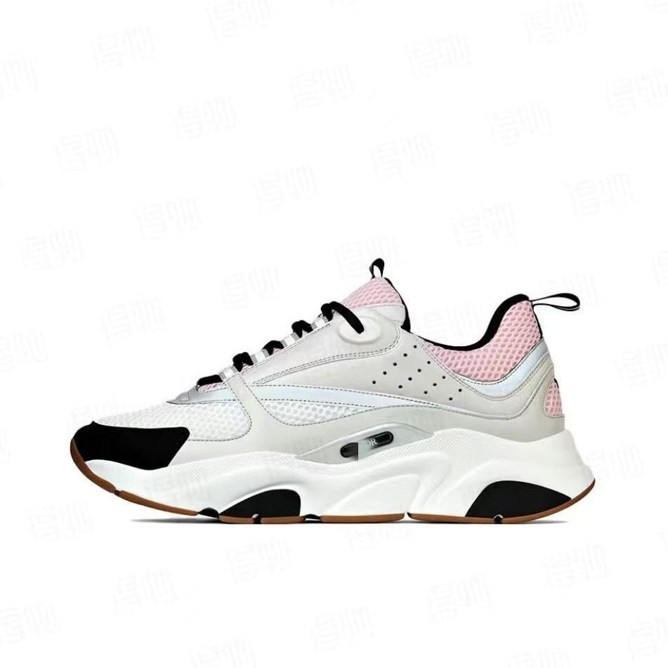 D Home Europe Station B22 sports shoes, thick-soled casual shoes, fashionable retro breathable men's shoes, B25 height-increasing dad shoes for women