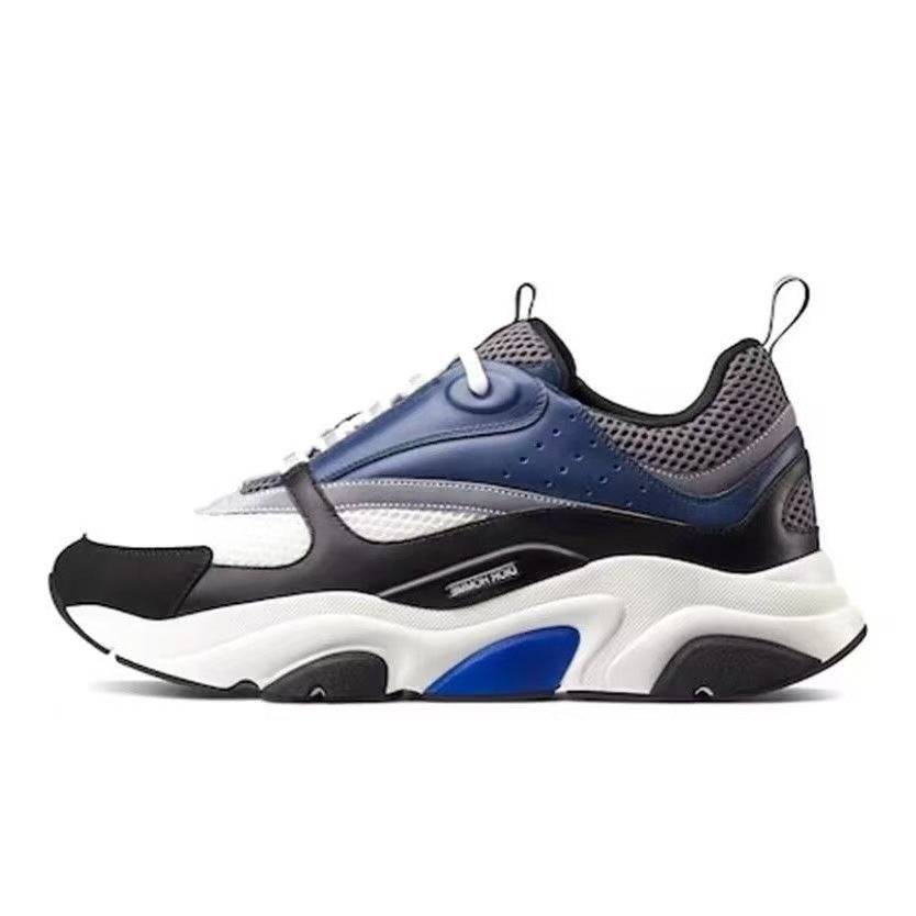 D Home Europe Station B22 sports shoes, thick-soled casual shoes, fashionable retro breathable men's shoes, B25 height-increasing dad shoes for women